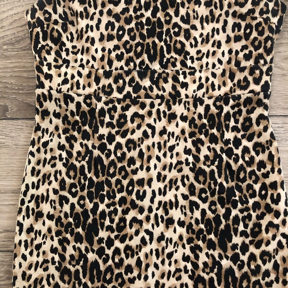 FOREVER 21 leopard print dress size medium - Picture 2 of 7